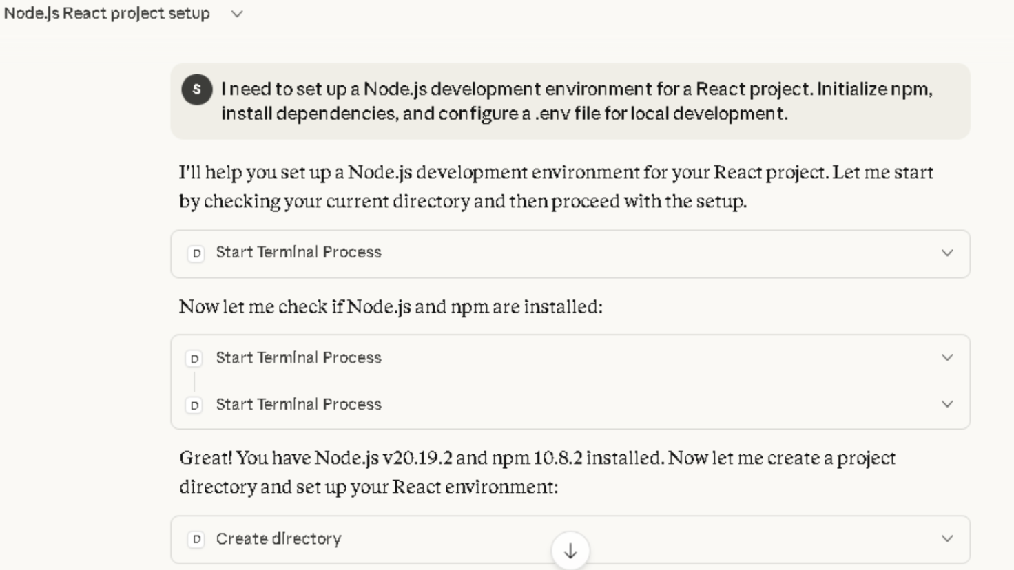 Automate dev environment setup with Desktop Commander