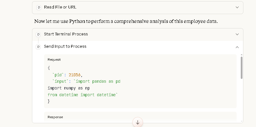 Generating Python code to analyze CSV in natural language