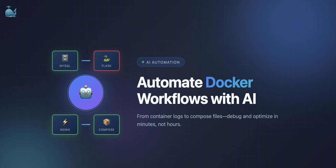 Automate Docker Workflows with AI: From Container Logs to Compose Files