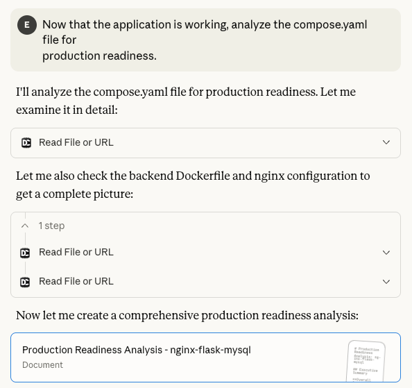 Docker Workflow Screenshot 15