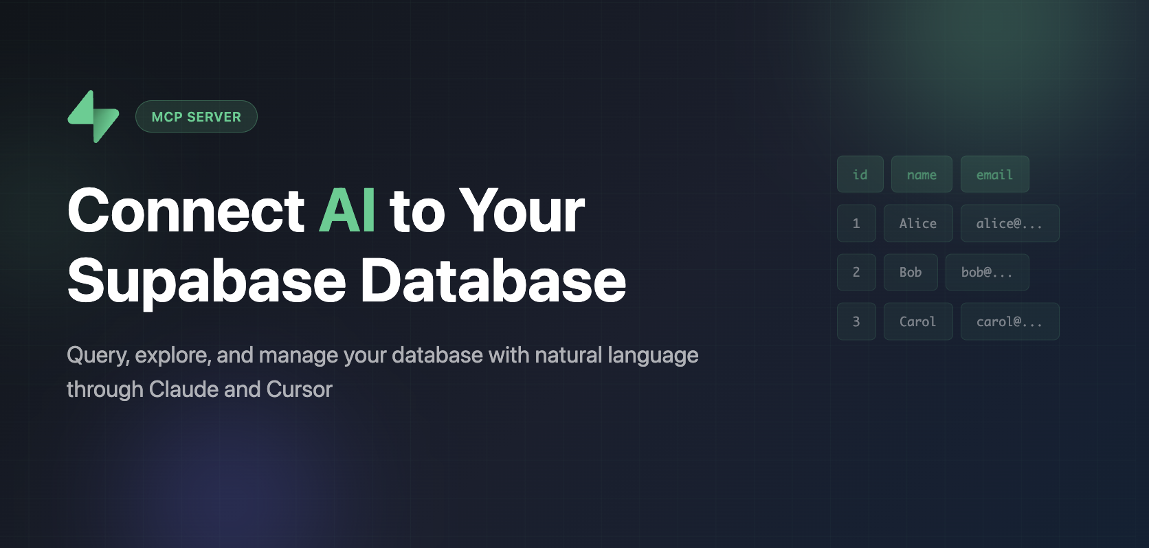 Supabase MCP: How to Connect AI to Your Database