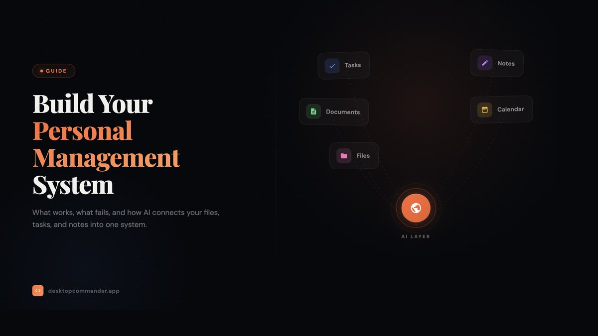 The Personal Management System Guide: What Works, What Fails, and How to Build Your Own
