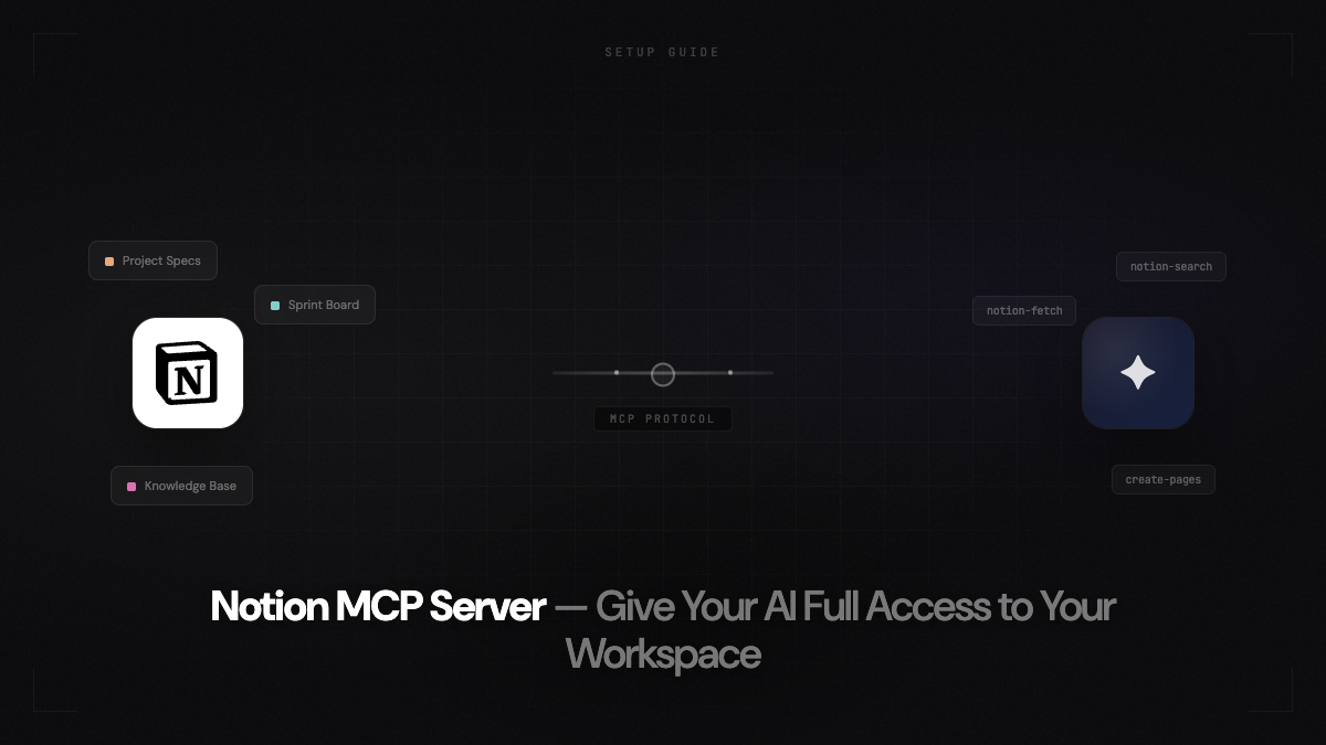 Notion MCP Server: How to Give Your AI Full Access to Your Workspace